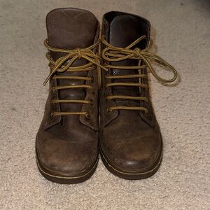 Dr. Martens Brown Leather Ankle Boots